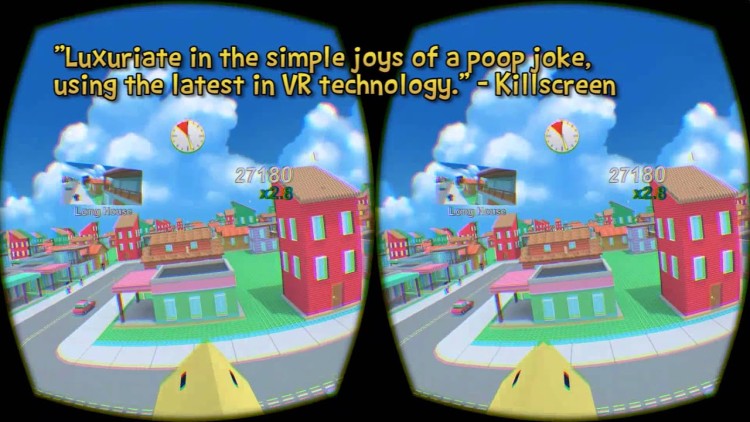 VR-симулятор чайки с возможностью гадить на людей — Shazoo