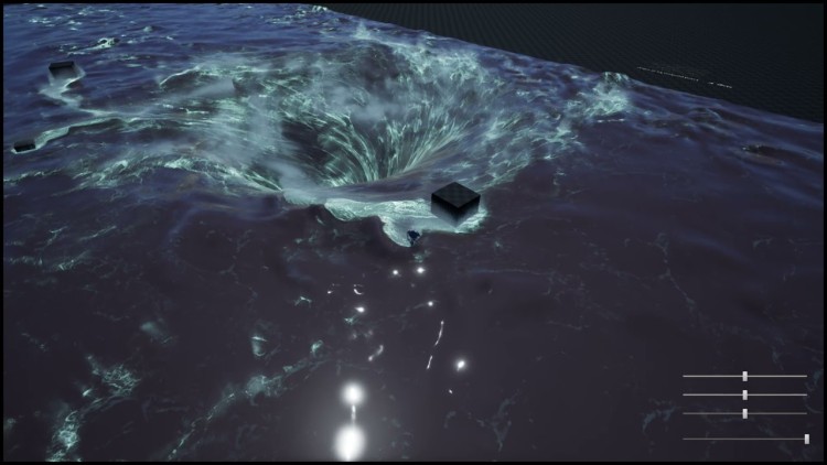 Берегись водоворота — демонстрация впечатляющей симуляции воды для Unreal Engine — Shazoo
