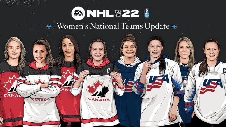 В NHL 22 добавили женские сборные — Shazoo