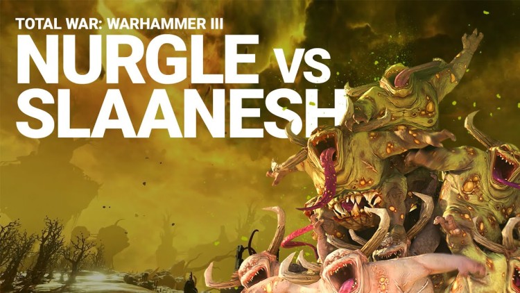 Войска Нургла против Слаанеш в новом геймплее Total War: Warhammer 3 — Shazoo